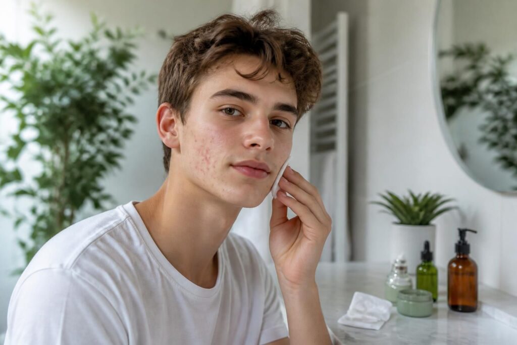 découvrez comment comprendre l'acné de l'adolescent, prévenir les poussées et apaiser sa peau en douceur grâce à des conseils adaptés et des soins efficaces.