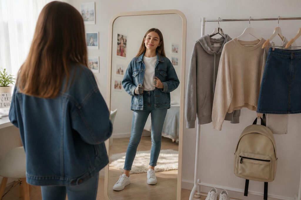 découvrez les essentiels de la garde-robe ado pour être stylé et à l'aise au collège, avec des conseils mode simples et tendances.