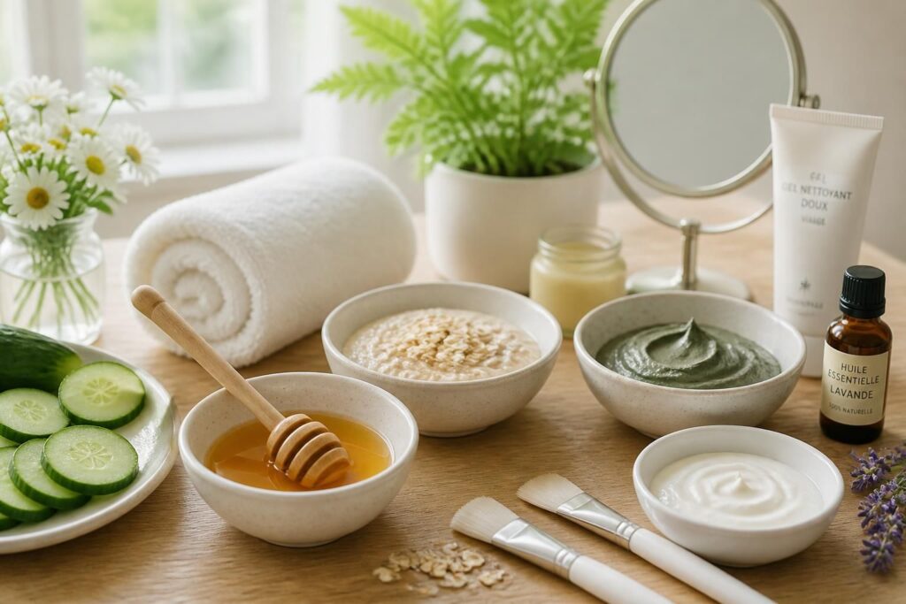 Masques et soins maison pour peau d&rsquo;ado : recettes douces et efficaces