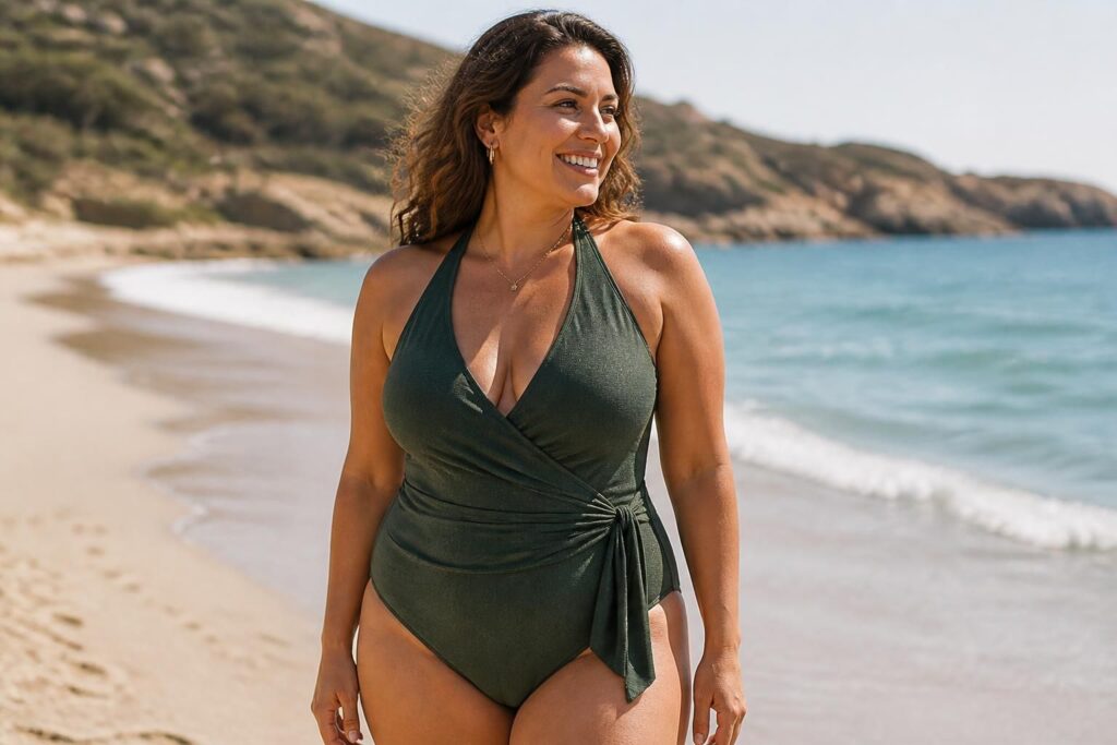 découvrez comment choisir le maillot de bain parfait pour une morphologie en v, même avec un ventre. nos conseils pour allier confort et style cet été.