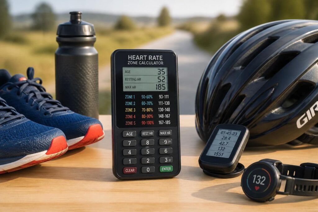 Calculateur zone de fréquence cardiaque : outils pour course et cyclisme