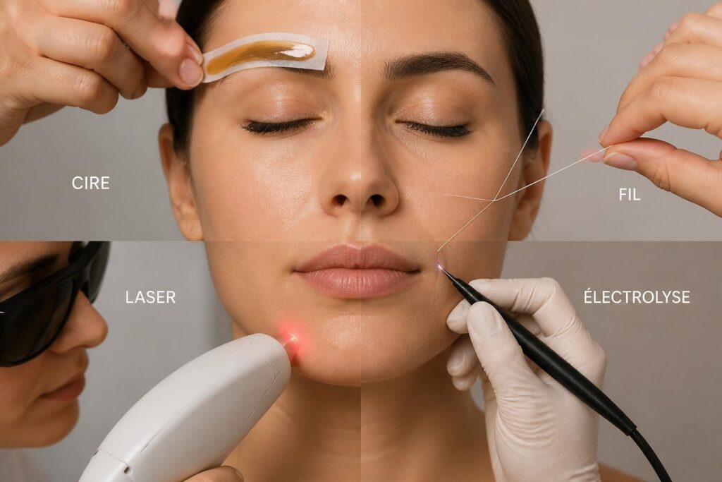 découvrez les méthodes d'épilation du visage : cire, fil, laser et électrolyse, leurs avantages, inconvénients et conseils pour choisir la technique la mieux adaptée à votre peau.