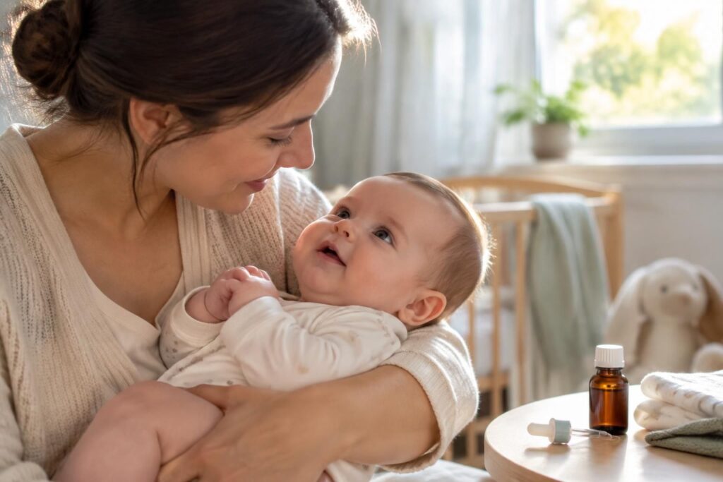 probiotiques chez bébé : découvrez en combien de temps leurs effets peuvent se faire sentir, ce qui peut influencer les résultats et quand demander conseil au pédiatre.